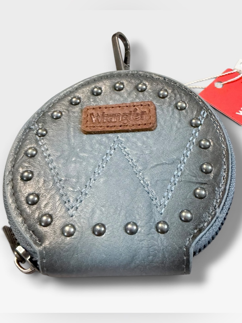 🌸Wrangler Ladies Circular 'W' Logo Bag Charm Jean Coin Pouch